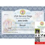 USA Service Dog Registry ESA Letter